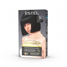 Стойкая крем-гель краска для волос COLOR Signature 1/0 Чёрный классический